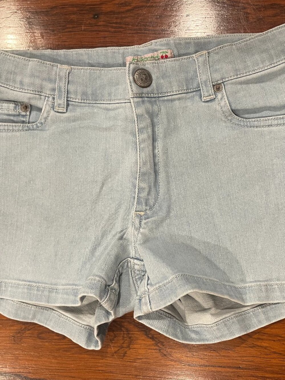 Bonpoint Light Wash Shorts Girls 12